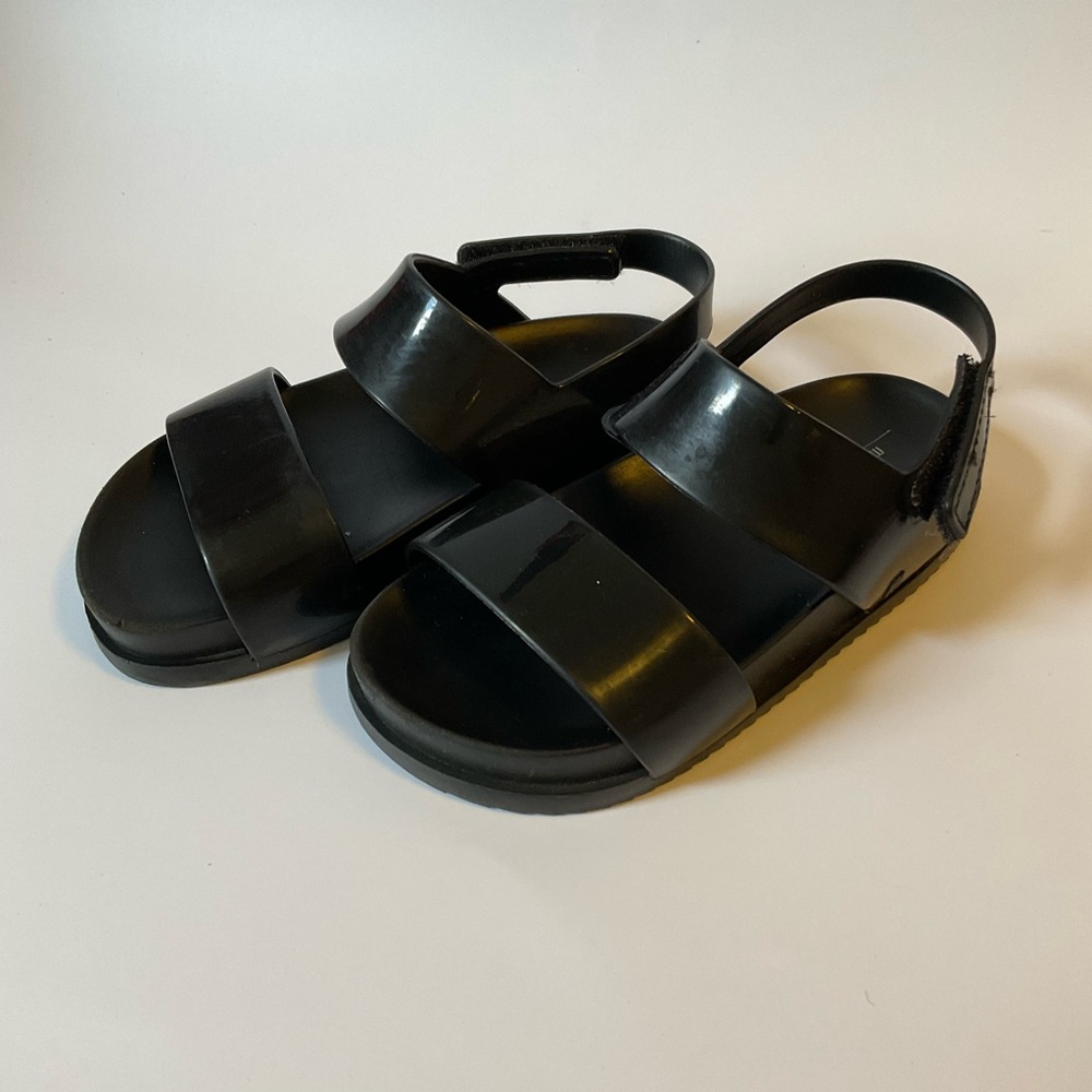 Mini Melissa Mini Cosmic Sandal Black Size 10 Toddler